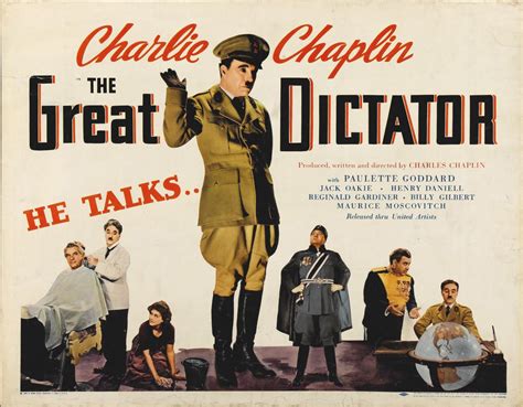 The Great Dictator 1940 Charles Chaplin Darrell Ron Tuffs