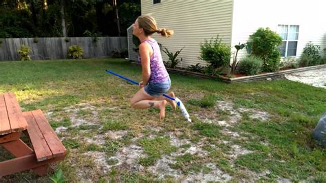 Girl Flying On Broomstick Youtube