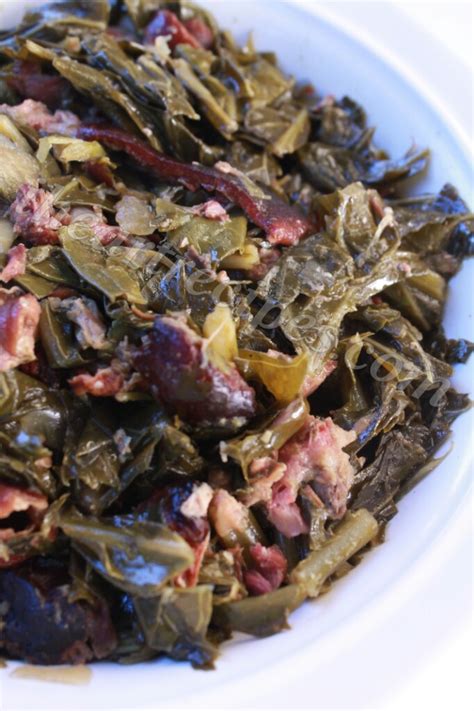 Maybe you would like to learn more about one of these? Crock-Pot Collard Greens and Ham Hocks | I Heart Recipes