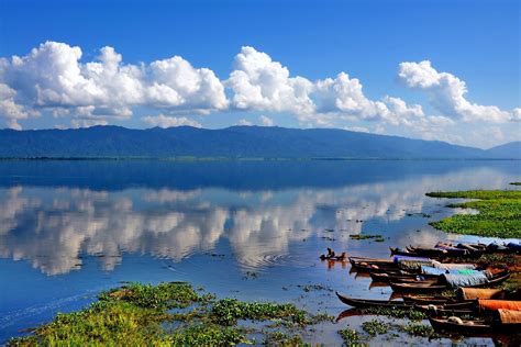 Indaw Gyi Lakeone Of The Largest Lake In Southeast Asia Is The Lake