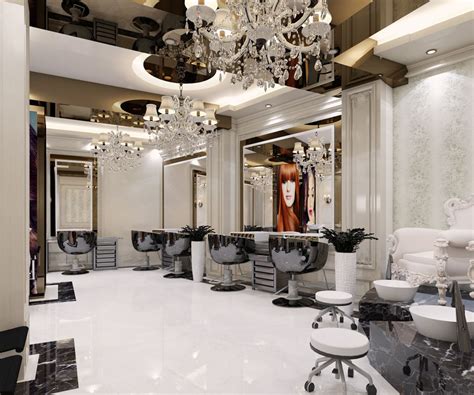 Beauty Salon Makeup Area On Behance In 2021 Salon Interior Design