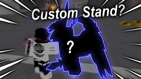 Getting My Own Custom Stand In This Roblox Jojo Game