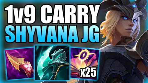HOW TO PLAY AP SHYVANA JUNGLE 1v9 CARRY THE GAME Best Build Runes