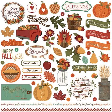 Autumn Orchard Photo Play Paper Co Autumn Stickers Bullet Journal