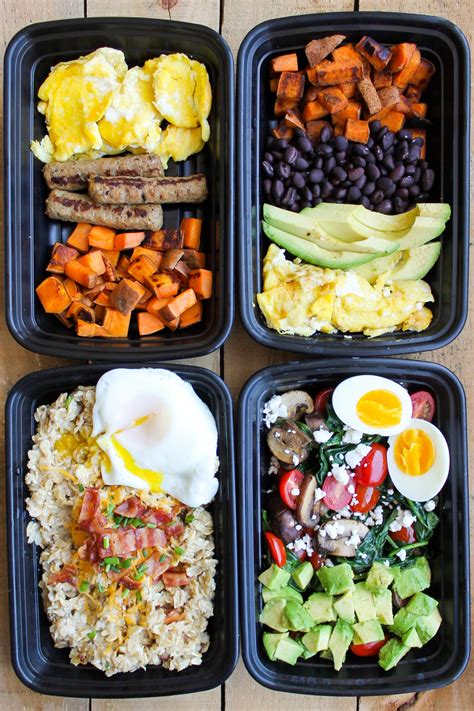 Make Ahead Breakfast Meal Prep Bowls 4 Ways Smile Sandwich