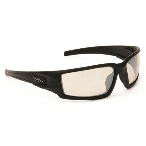 uvex hypershock safety glasses black frame sct reflect 50