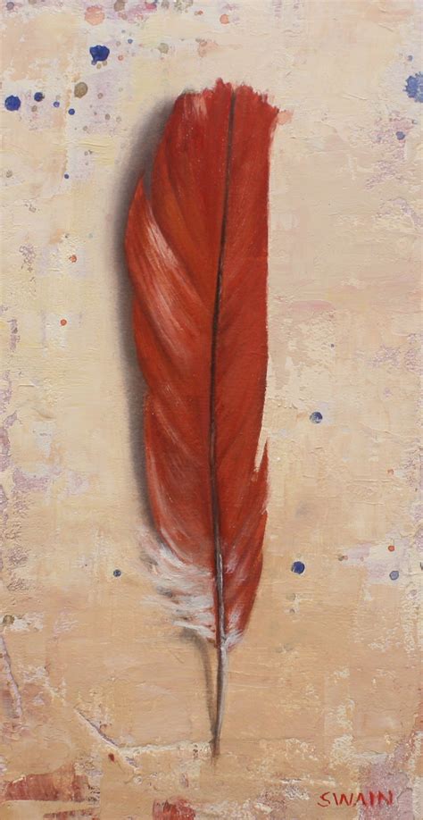Cardinal Feather By Tyler Swain The Marshall Gallery