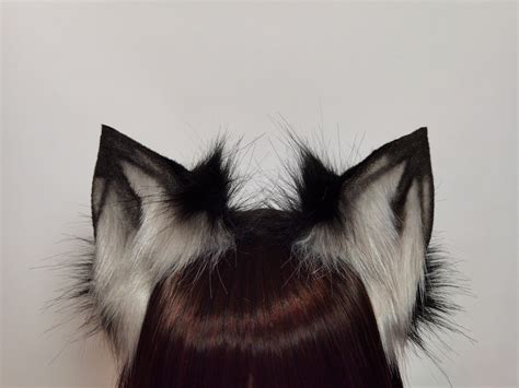 Black Wolf Ear Headbandwerewolf Earfurry Earanimal Etsy