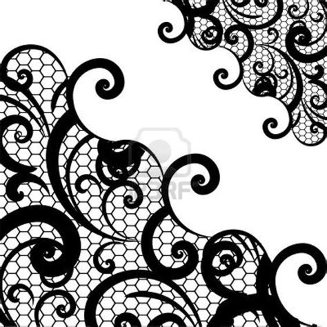 Vector Lace Background Stock Photo 16241123 Lace Tattoo Design