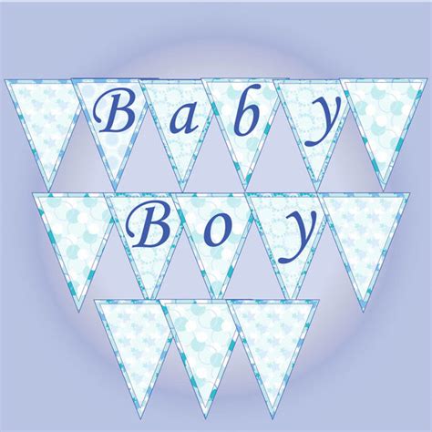 Baby Shower Banner Printable Baby Banner Digital Banner Baby