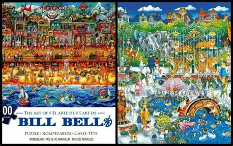 Bill Bell Teatime For Teddy Jigsaw Puzzle 24x18 550pc For Sale Online