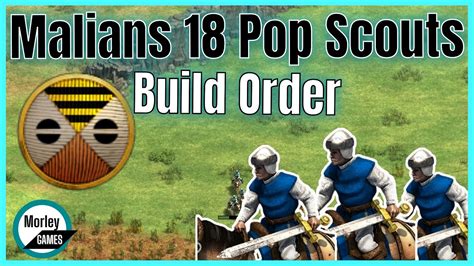 Malians 18 Pop Scout Rush Aoe2 Build Order Youtube