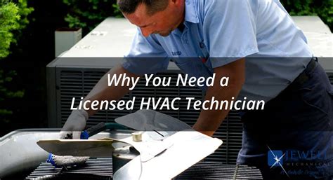 Of course, as stated before, every home needs at least one co detector. Why You Need A Licensed HVAC Technician - Jewell Mechanical