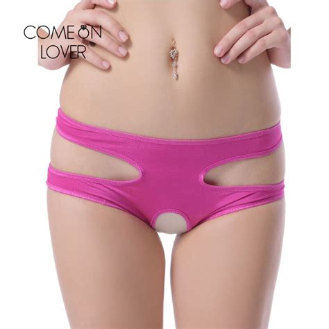 Comeonlover Plus Size 3xl 4xl 5xl 6xl Sexy Women Erotic Panties Lingerie Solid Hollow Out Sexy