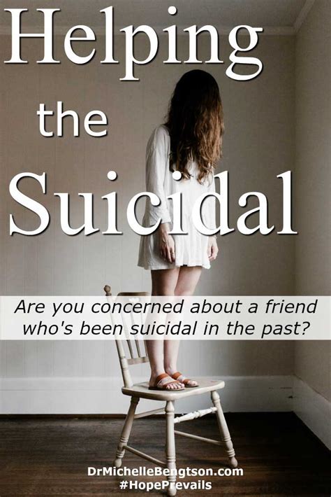 Helping The Suicidal Dr Michelle Bengtson