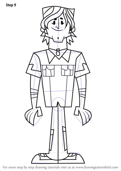 How To Draw Chris From Total Drama Total Drama Step By Step