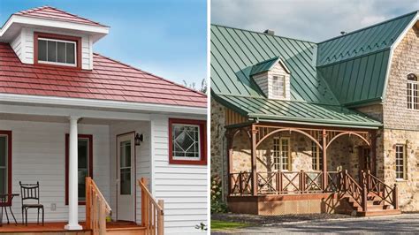 Metal Roof Styles Colors Paint And Accents Shingle House Exterior
