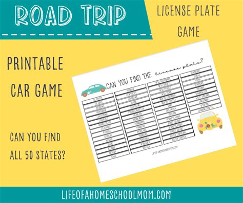 Road Trip Games For Summer Imom License Plate Road Trip Game Mom For
