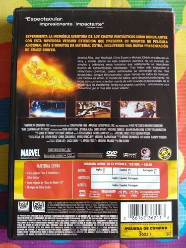 Dvd Los 4 Fantásticos Versión Extendida Chris Evans W En Venta En