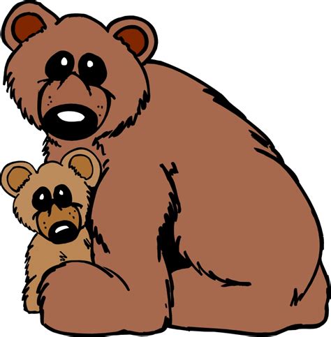 Bear And Cub Clipart Clip Art Library