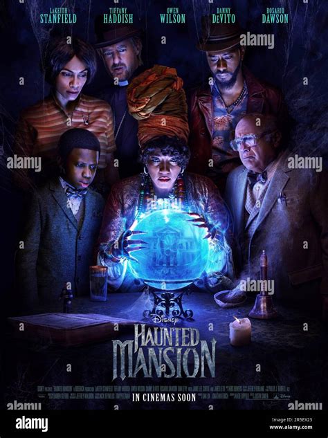 Haunted Mansion Poster Stock Photo Alamy