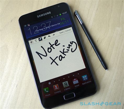 Samsung Galaxy Note Review SlashGear