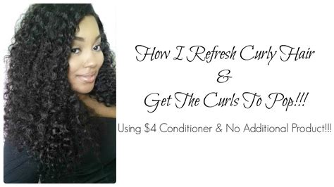 How I Refresh Curly Hair & Get The Curls To Pop ...
