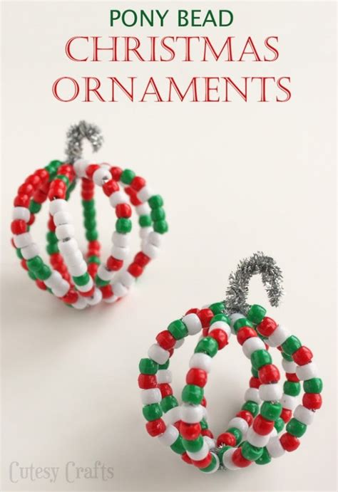Pony Bead Christmas Ornaments Localizador