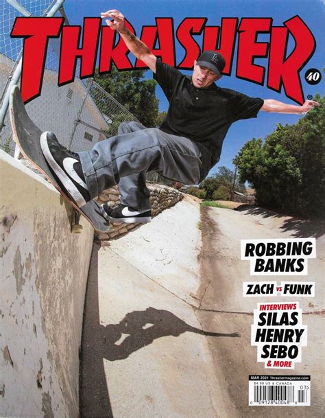 Thrasher Skateboard Magazine March 2021 Issue 488 Ebay