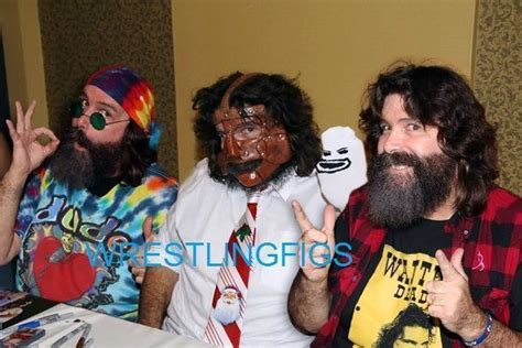 Exclusive Photo 3 Faces Of Foley Wrestlingfigs