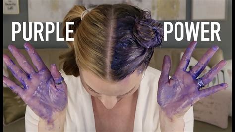 Lightened hair becomes extremely porous during the lightening process. PURPLE SHAMPOO Brassy Hair BEFORE & AFTER | skip2mylou ...