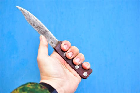 550 Hand Holding Butcher Knife Isolated Stock Photos Pictures
