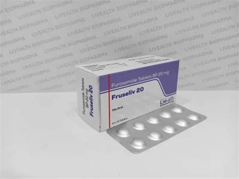 Furosemide 20mg Tablet Livealth Prescription At Best Price In Navi Mumbai