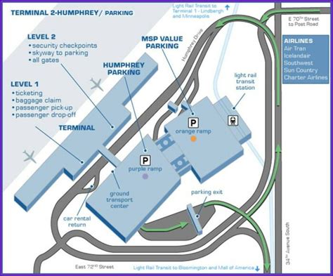 Msp Airport Map Delta Gates Map Resume Examples