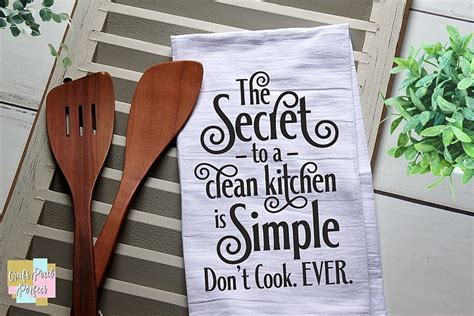 Download Funny Kitchen Quote, Dish Towel Svg, Kitchen Sign ...