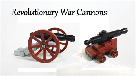 How To Build Lego Revolutionary War Cannons Youtube