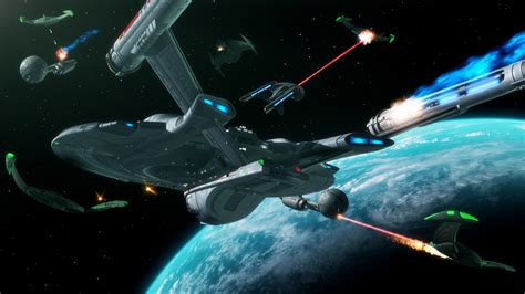 Star Trek Uss Enterprise Spaceship Space Battle Wallpapers Hd