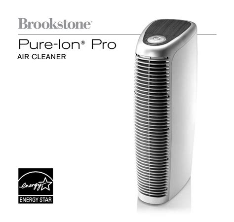 Brookstone Pure Ion Pro Users Manual Manualzz