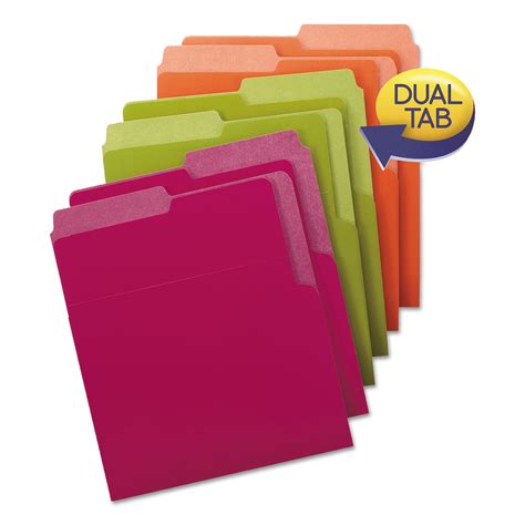 Smead Organized Up Heavyweight Colored Vertical File Folders