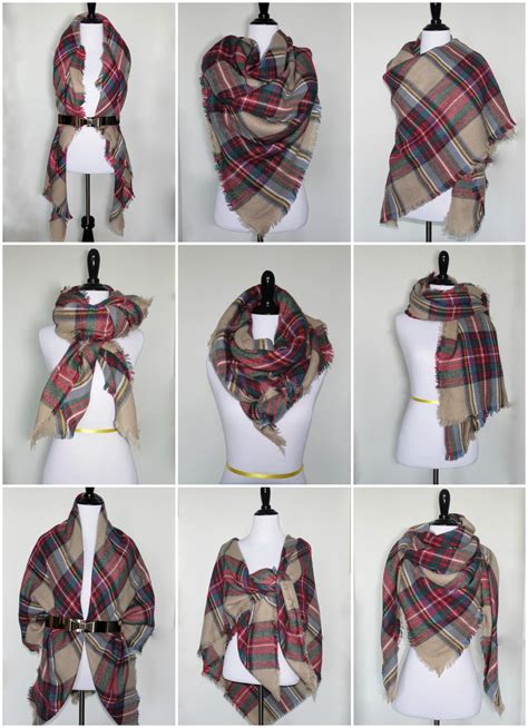 9 Ways To Style A Blanket Scarf For Petites How To Wear A Blanket