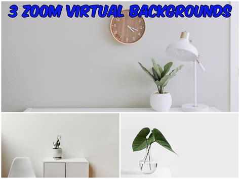 Minimalist Zoom Virtual Background