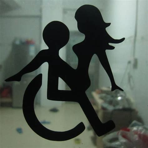 Wheelchair Sex Funny Decals Stickers Suitable For Car Styling Sticker