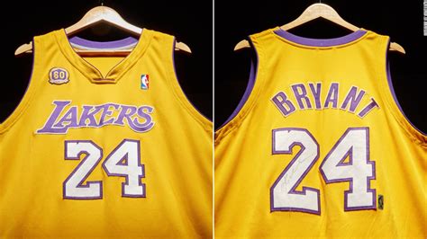 Kobe Bryant's iconic Lakers jersey expected to sell for up to $7