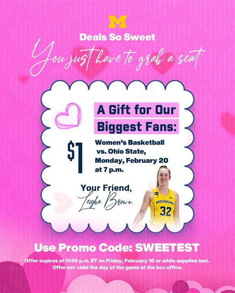 Michigan Womens Basketball On Twitter The SWEETEST Gifts Come In