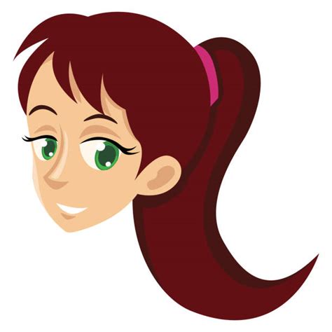 810 Ponytail Hair Cartoons Stock Photos Pictures And Royalty Free