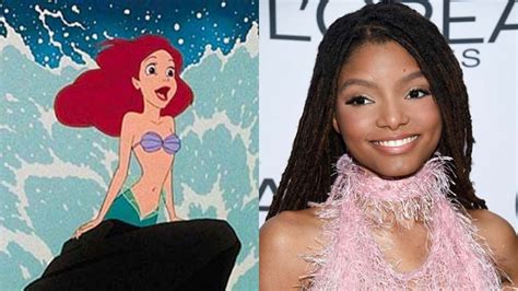original voice of the little mermaid and other actors support halle bailey s ariel casting