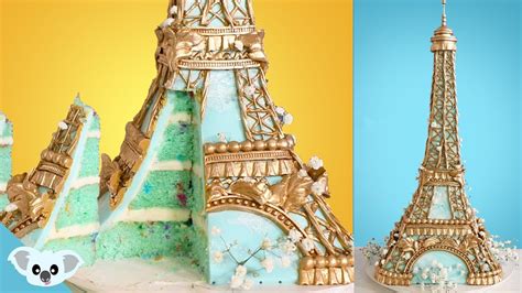 Eiffel Tower Cake Ideas Amazing Cakes How To Koalipops Youtube