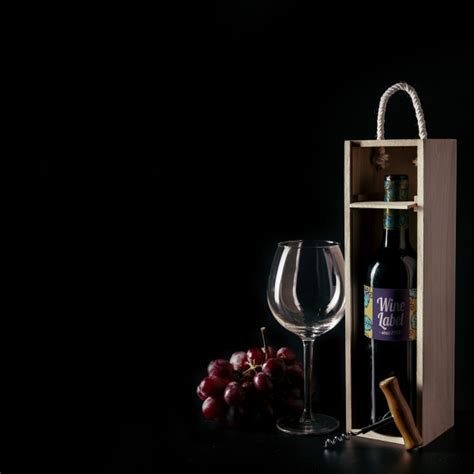 Download Wine Box Mockup | 33+ Attractive Wine Packaging PSD & Vector Template