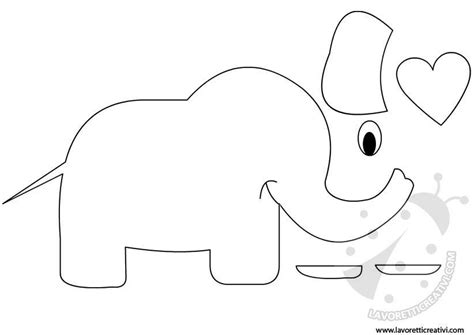 risultati immagini per sagoma elefante da ritagliare symbols letters video art feltro art