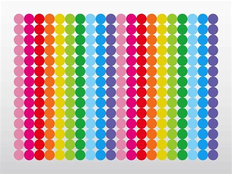 Rainbow Dots Vector